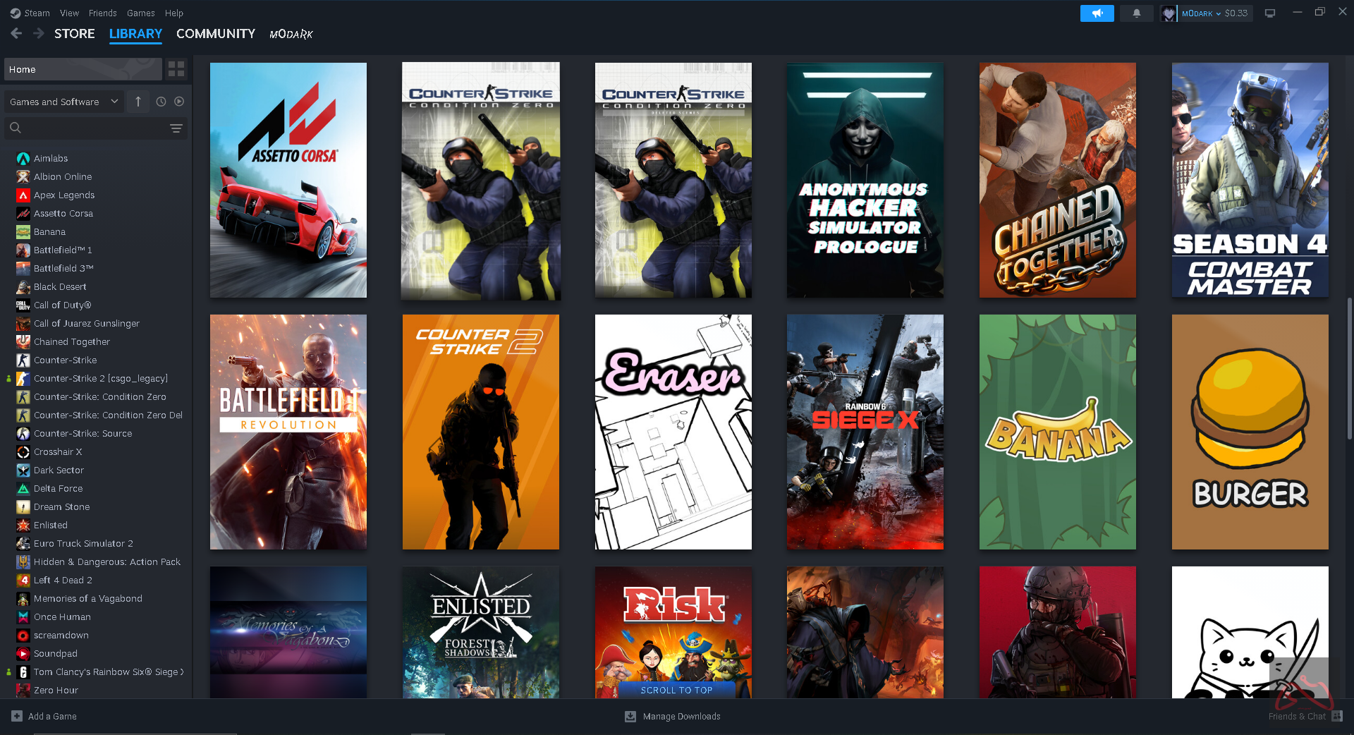 اکانت استیم شخصی